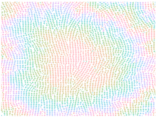 colourful dots
