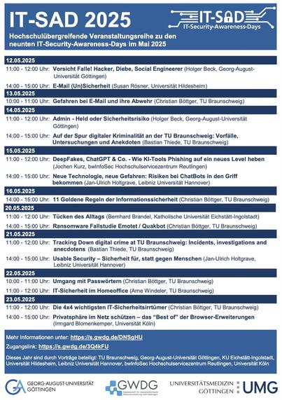 Programm der Security Days