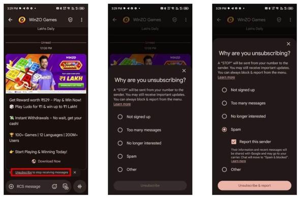 Drowning in SMS & RCS spam? 📲 Google Messages’ new Unsubscribe button lets you instantly block unwanted promos with one tap-no more clutter, just the messages you want. Take back your inbox now! #GoogleMessages #SpamControl