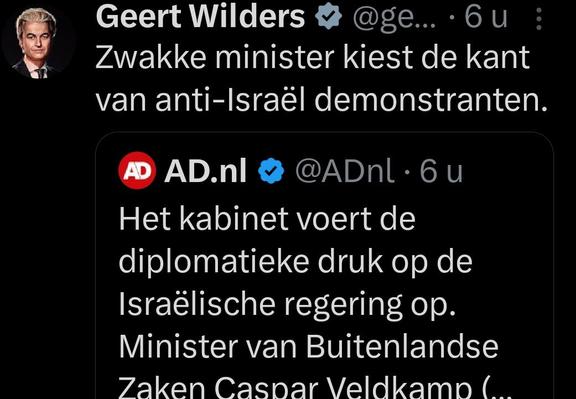 Tweet Wilders.
