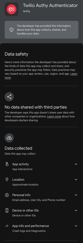 Authy is watching you.