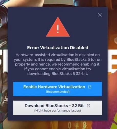 Frustrated by the “Virtualization Disabled” error in BlueStacks? 🚫 Instantly boost performance by enabling virtualization in BIOS, disabling Hyper-V, or running as admin. Get step-by-step fixes and game without limits! #BlueStacks #WindowsTips #EmulatorFix