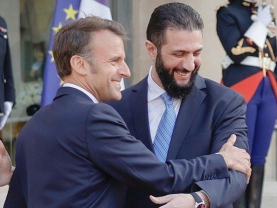 Macron reçoit al-Charaa à l'Elysée