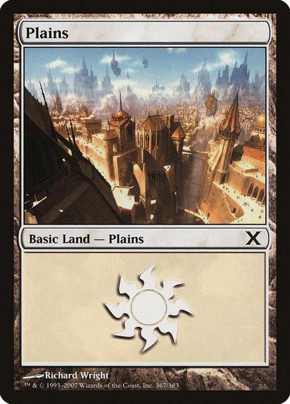 Card Name: Plains
Set: Tenth Edition
Description: ({T}: Add {W}.)
Artist: Richard Wright