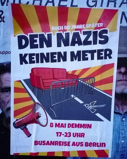 Den Nazis keinen Meter - 8. Mai Demmin

2025

#8mai #b0805 #8mainazifrei #berlinposter #antifaschismus #politicalposter