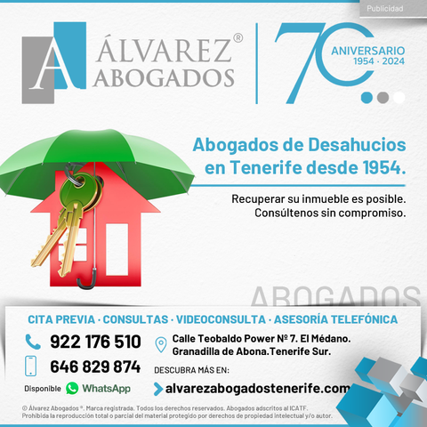 Abogados Desahucios en Tenerife. Recuperar su inmueble es posible. Consulte sin compromiso ahora sobre la especialidad en Desahucios en el Sur y Norte de Tenerife.
https://alvarezabogadostenerife.com/2015/10/abogados-especialistas-en-desahucios-en-tenerife/

#alvarezabogados #desahucios #tenerife #abogados #justicia #derechos #legal #abogadostenerife 
