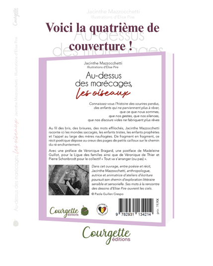 image de la 4ème de couverture du livre au dessus des marécages les oiseaux