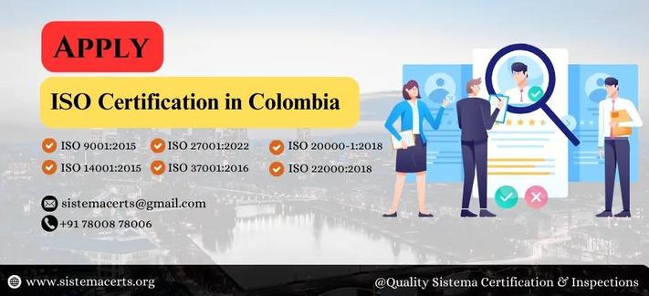 The ISO (International Organization for Standardization) is an independent organization focused on developing standards that ensure the quality, safety, and efficiency of products and services offered by businesses and organizations. In Colombia, ISO Certification services is conducted to validate that your business meets the necessary ISO standards, guaranteeing effective and efficient products or services. Nowadays, obtaining ISO Certification body is quite straightforward; it can often be achieved with just a few clicks online. If you’re interested in getting certified, consider pursuing Online ISO Certification in Colombia..
