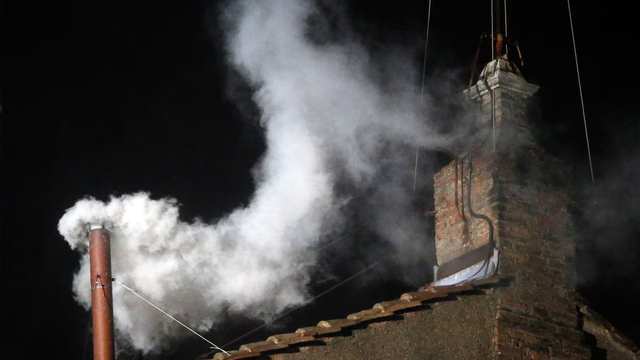 White smoke from the roof of the Sistine Chapel indicating Istio 1.26 has been released