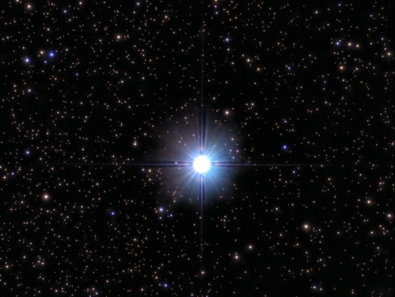 The star Deneb as seen by the Odyssey Pro. 