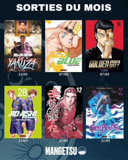Upcoming Manga Releases at Mangetsu in May