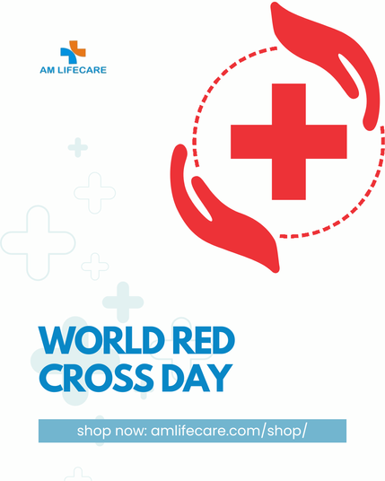 Today is World Red Cross Day – honoring humanity, care, and compassion.
It’s a tribute to those who selflessly serve others during emergencies and crises. Let’s take inspiration and commit to caring for our own health and supporting others in need. Good health starts at home—with awareness and the right tools.

👉 Find reliable health essentials at AM LifeCare to stay prepared: https://amlifecare.com/shop/

#AMLifeCare #WorldRedCrossDay #HumanityFirst #HealthWithCare #HealthAtHome #HomeHealthcare #HealthcareProducts #PersonalHealth #HomeHealthMonitoring 
