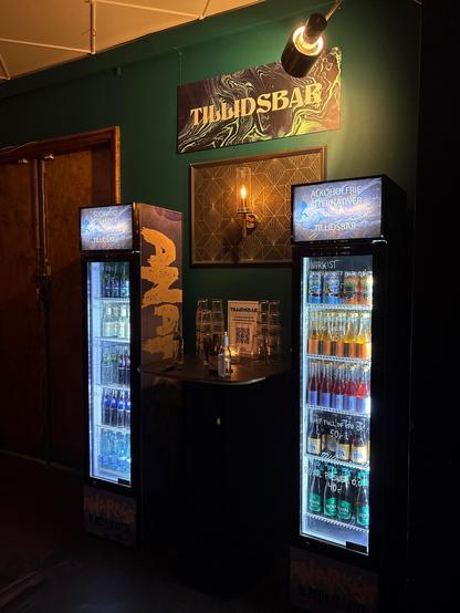 A self-service bar at #Copenhagen music venue #HotelCecil