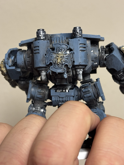WIP Space Wolves Brutalis Dreadnought rear