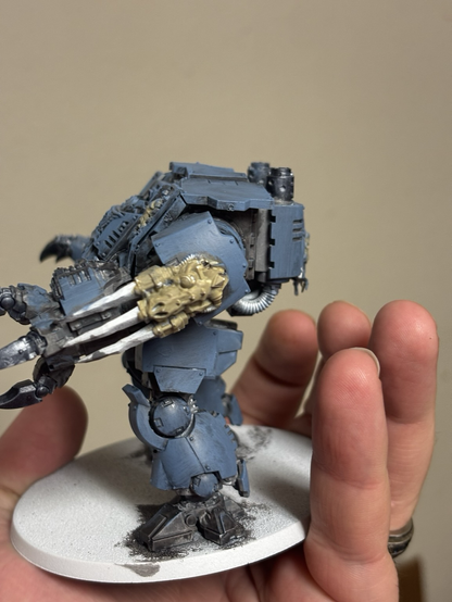 WIP Space Wolves Brutalis Dreadnought side 2