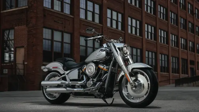 The new Harley-Davidson Fat Boy Gray Ghost is the latest in the Icons collection, limited to just 1,990 models worldwide.
The reflective finish uses a PVD process rather than chroming, so it's more durable and long-lasting.
