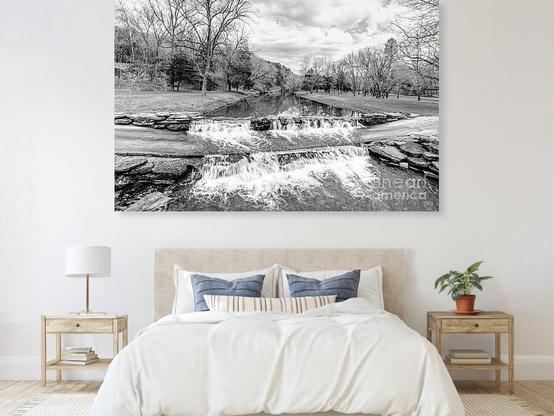 A black and white view as waters Flow over a road creating two waterfalls on a beautiful spring season day along Dogwood Creek in Lampe, Missouri, near Branson.
https://5-jennifer-white.pixels.com/featured/lampe-waterfalls-over-a-road-grayscale-jennifer-white.html
#photography #wallart #homedecor #interiordesign #largeart