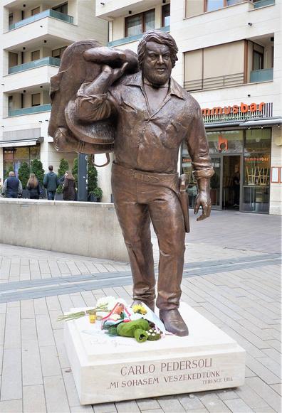 Statue de Bud Spencer Budapest