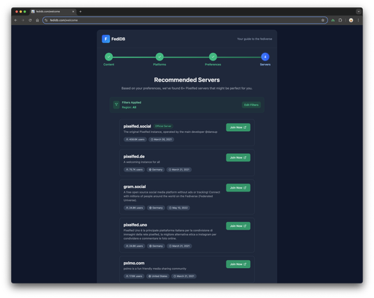 FediDB Onboarding Step 4