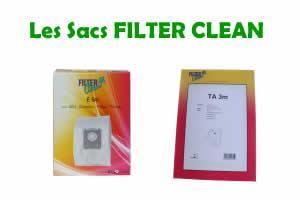 sacs filter clean pour les aspirateurs