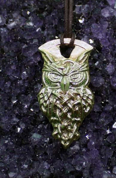 bijoux avec un hiboux en bronze Réalisation Laurent VEYAN