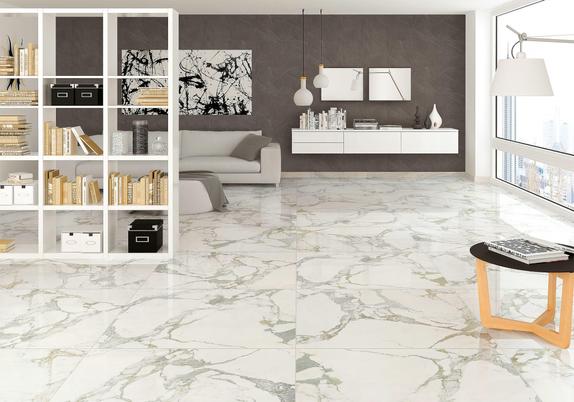 Elegant Statuario Marble countertops supplied in the UAE, perfect for luxury kitchens and bathrooms.