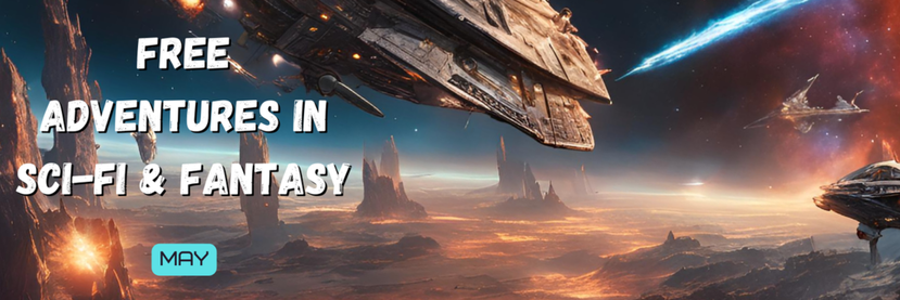 🌌 FREE sci-fi and fantasy adventures await!  Epic battles ⚔️. Daring escapes 🛸. New worlds 🌍.  Get lost in the action today! 📚  #bookrecommendations #readerscommunity #booklovers  ➡️ https://books.bookfunnel.com/freeadventures/qa4yfthser