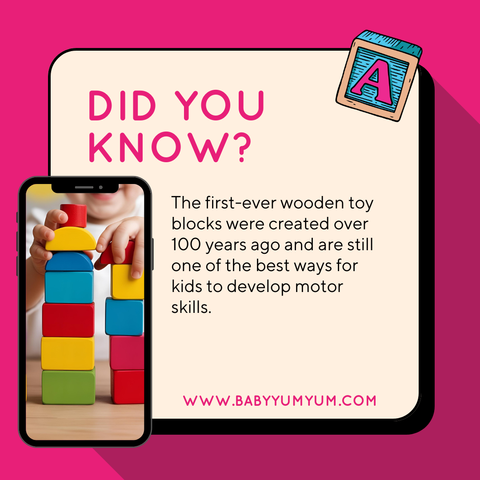Did you know? #BabyYumYum #BYY #DidYouKnow #WoodenToys #ClassicToys #MotorSkills #ChildDevelopment #LearningThroughPlay #TimelessToys #PlaytimeEssentials #ParentingTips
