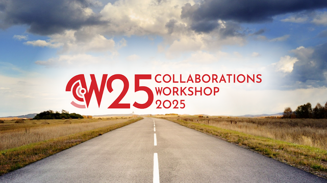 The Collaborations Workshop logo over a road heading into the distance.