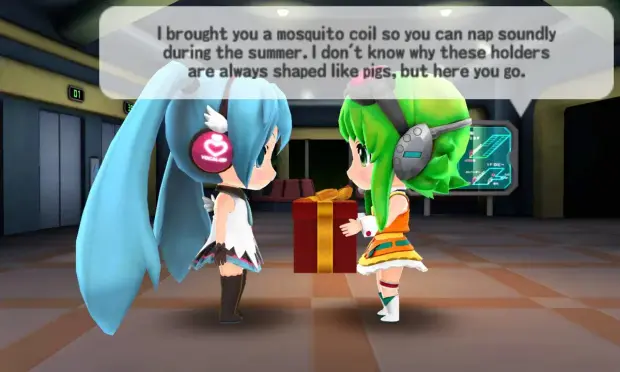 Screenshot from Hatsune Miku: Project Mirai DX