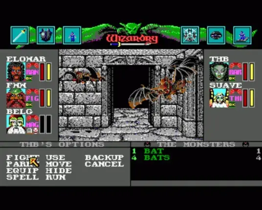 Screenshot from Wizardry: Bane of the Cosmic Forge