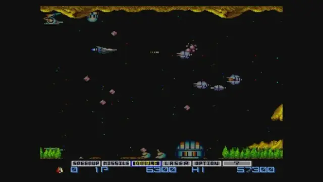 Screenshot from Gradius