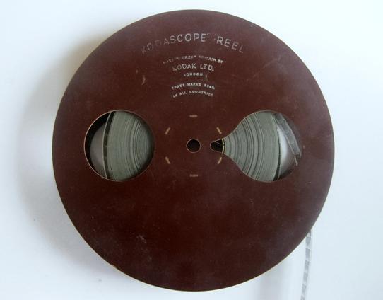 Old Kodascope (Kodak) film reel