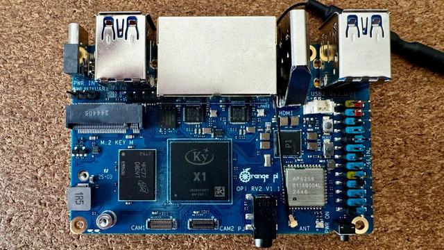The Orange Pi RV2 RISC-V SBC