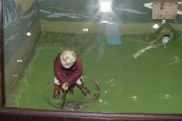 The player mannequin used in Chester-Pollard Amusement's Play Golf.

https://www.pinrepair.com/arcade/chgolf.htm