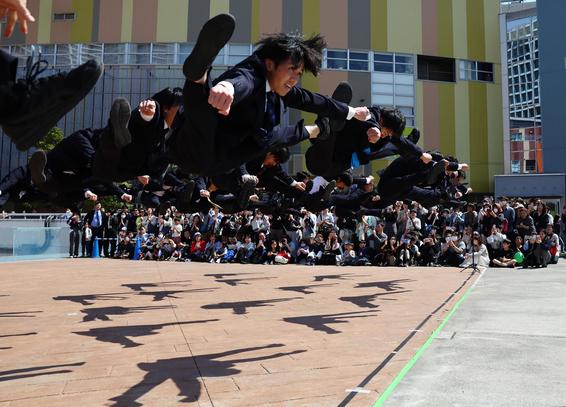 Members of Cheer Re-Man’s perform at ‘Cheer Up Japan’ in Tokyo, Japan, March 22, 2025. REUTERS/Kim Kyung-Hoon