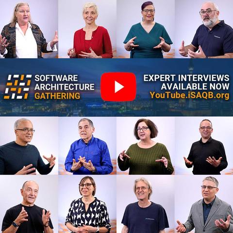 Software Architecture Gathering – Expert Interview Series now available on YouTube.iSAQB.org
