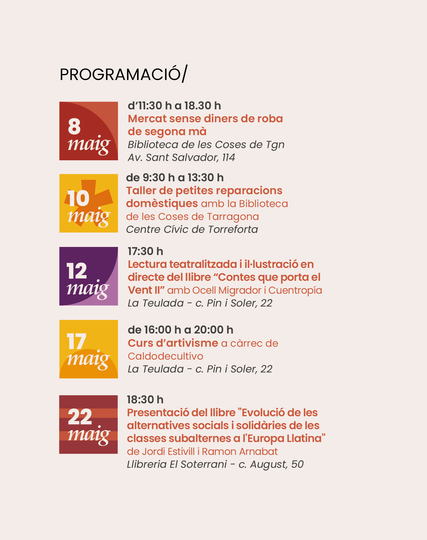 Programa del Mes de l'ESS