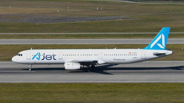 AJet Airbus A321-231 MSN  Zurich, Switzerland