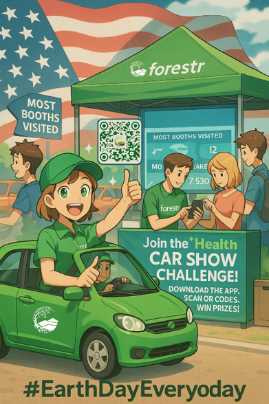 🚗💥 Ready to take on the Car Show Challenge?
Forestr.org is proud to sponsor this interactive adventure at the Castro Valley Car Show—powered by the new +Health Challenges app!

📱 Download the app, scan QR codes around booths, stores, and hidden locations, and compete in real-time for prizes in categories like:

 🏁 Most Booths Visited
🚶‍♀️ Most Distance Walked
👟 Most Steps Taken ... and more!

🌱 This isn’t just a game—it’s a step toward greener, smarter community events. Come find us at the entrance booth, get set up, and join the fun. Winners announced same day, prizes awarded on the spot!

💚 Learn more and get ready here: https://www.forestr.org/challenges/

 #ForestrCleans #EarthDayEveryDay #CastroValleyCarShow #HealthChallenge #ScanToWin #GoGreenWithForestr