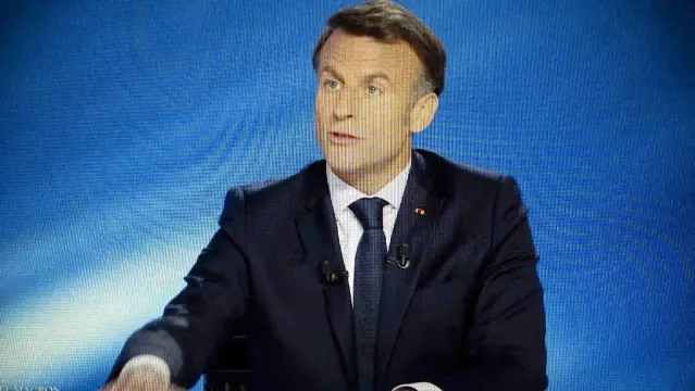 Macron sur TF1, le 13 mai 2025. 