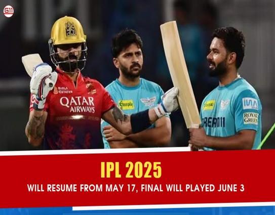 IPL 2025 Will Resume 