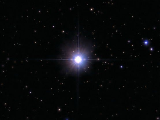 The star Polaris as seen by the Odyssey Pro. 