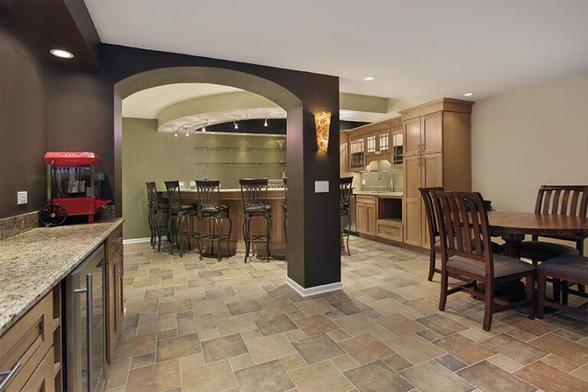 basement remodel in Long Island, NY home