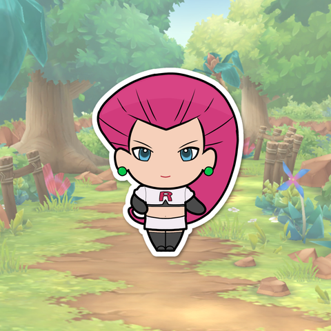 Chibi Art of Jessie from Pokemon.