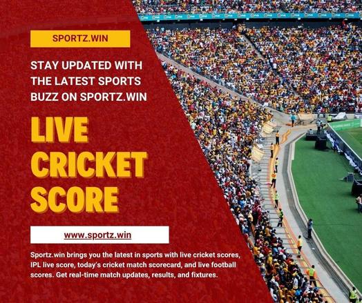 In the ever-evolving world of sports, staying updated with live scores, fixtures, and real-time updates is crucial for fans across the globe. Sportz.win is your one-stop destination for everything sports — from Live Cricket Score to Live Football Scores, and everything in between. Whether you're a die-hard cricket fan following the IPL Live Score, or a football lover checking the Live Score Today Football, Sportz.win brings all the action to your fingertips.