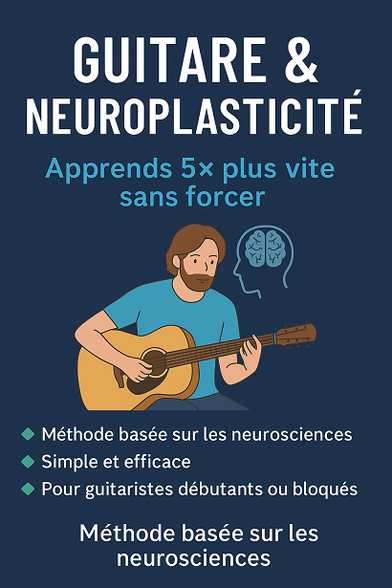 Apprenez la guitare 5X plus vite avec cette technique.