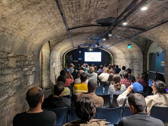 Dog Patch Labs, it looks like a really cool underground cavern. 