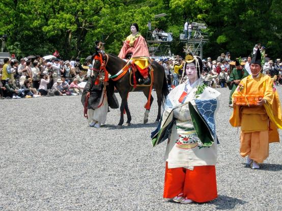 Photos from the Aoi Matsuri parade.