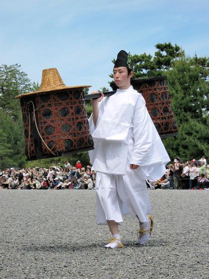 Participants in the Aoi Matsuri.